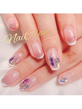 ネイルクロスラニ 練馬店(Nail Lani)/マグネットフレンチビジュー