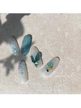 ネイルサロンワイスリー (y3)/7月マンスチーデザイン