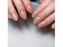 ノエム ネイルサロン(NOEM)/ラメラインフレンチ