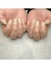 【hand】ワンカラー＆フレンチ　　7980円