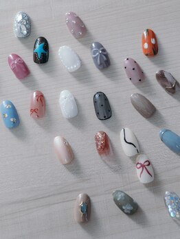 のつみサロン(のつみsalon)の写真/【定額デザイン¥6500~】季節やトレンドに合わせて定期更新中☆定額アートネイルでネイル初心者でも安心♪
