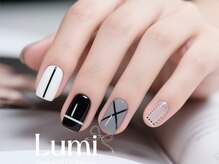 ルミネイル 池袋東口サンシャイン店(Lumi Nail)/モノトーンラインアート