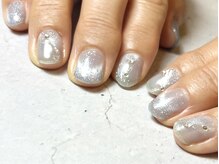 ネイルサロン ラリュエル(Laruelle)/ブルーマグネットネイル