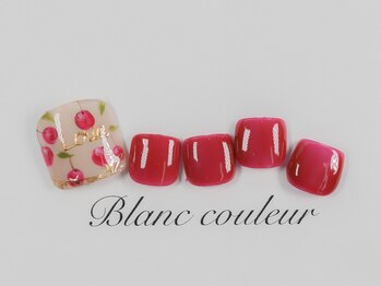 ブランクルール 京都四条烏丸(Blanc Couleur)/春のフットネイル2021