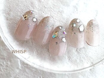 ウィスプ(WHISP)/キラキラシュガーホロネイル