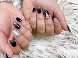 クリスマスネイル/冬ネイル