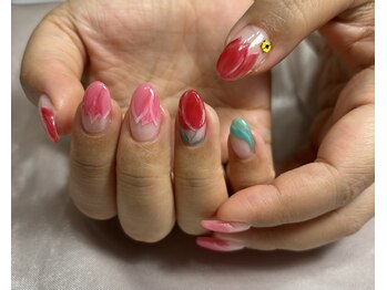 チューリップネイル