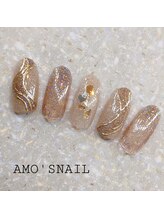 アモズネイル さっぽろ東急百貨店(AMO'S NAIL)/11000円デザイン