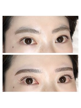 ネイルアンドアイラッシュサロン マーブル(marble)/まつげと眉毛のセットメニュー
