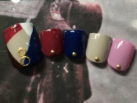 カジュアルフットネイル