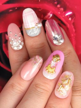 カラーズ 浜松店(colors)/ピンク×ビジュー