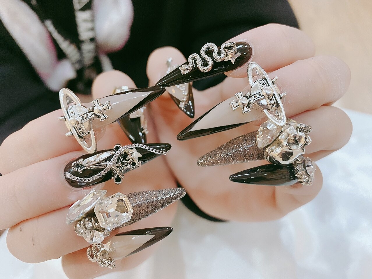 ◇チップ長さ出し◇華やかアート10本し放題コース￥14980☆