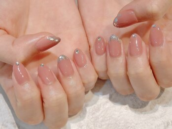 ラルネイル 大宮(Lull. nail)/＃ガラスフレンチ