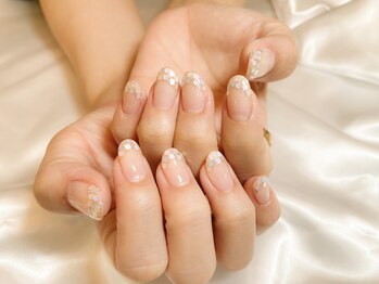 ドリームシャイニー 西葛西店(Dream Shiny)/ラメフレンチデザインネイル