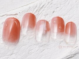 塗りかけしずくネイル￥8050