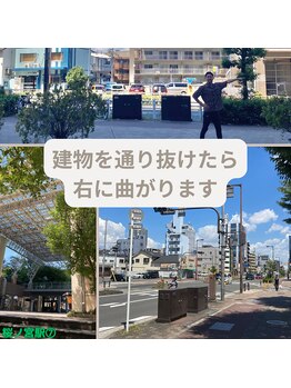 ユニット(unit)/JR桜ノ宮駅→当店の道順7