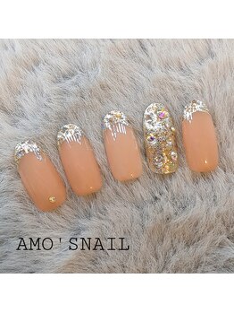 アモズネイル さっぽろ東急百貨店(AMO'S NAIL)/11000円デザイン