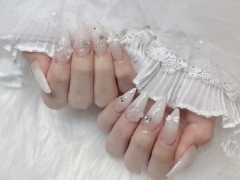 モカ 京橋(moca)/【Risa】ホワイトネイル