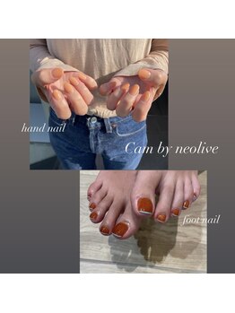 カム バイ ネオリーブ 溝の口店(Cam by neolive)の写真/《駅から徒歩30秒》お爪を痛めないパラジェル使用☆フットネイル☆カラー200色以上☆パラジェル登録サロン