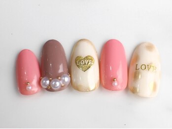 ネイリス(NAILISS)/ハート/ドット/冬/バレンタイン