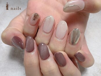 アイネイルズ 渋谷店(I nails)/ちぐはぐマグネット¥8480[渋谷]