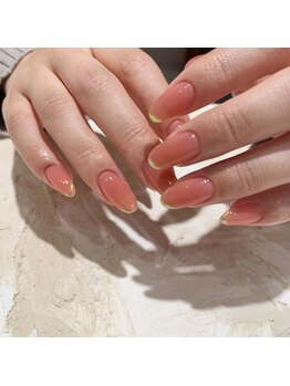 オーロラフレンチネイル