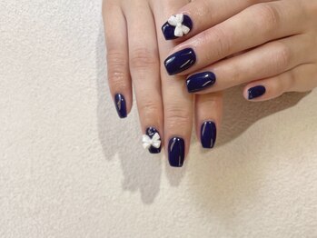 オーク 戸塚(OAK)/ネイビーplusリボン