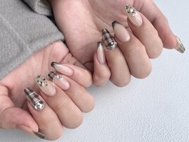 チェックネイル