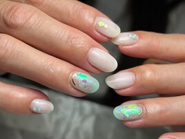 【定額】フィルムポイントネイル