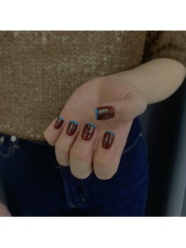 bordeaux×blue　by YUKA