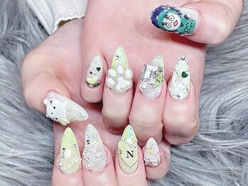 七松小平太ネイル　スカルプ