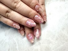 ブルームーン(BlueMoon)/持ち込み春ネイル