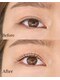 エム(M)の写真/＆healthy導入サロン！下がりまつげさんのお悩みを解決をする最新技術エクステ+パーマ♪