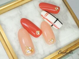 (619)タータンチェックアート