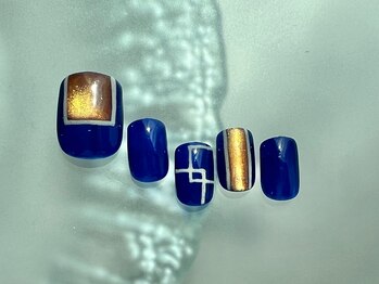 ネイル ドゥ 岡山駅前店(Nail Doux)/幾何学マグネット