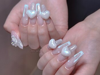 ダークハニー 原宿店(Dark Honey)/ガーリーハートシュガーネイル