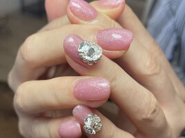 シンプルワンカラー＋ストーン♪