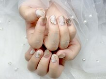 モルフォネイル(Morpho nail)/#ニュアンスネイル #マーブル