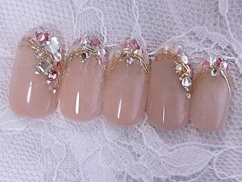 ディアリーネイル(Dearly Nail)の写真/【初回オフ無料】豊富なカラー・パーツで理想のデザインを再現◎シンプル派~個性派までおまかせ*長さ出しOK