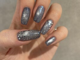 キラキラ星ホログラムネイル