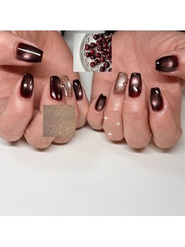 アスネイル(asu nail)/マグネット+アート