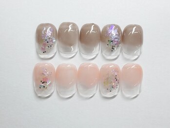 ユメノソラ 越谷店(yumeno空)/塗りかけデザイン ¥3900