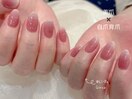 淡いベイビーブーマーネイル