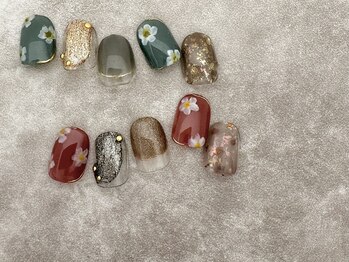 アンドヴァ ピヴォクロス店(Andova)/【23SF7】2023冬ネイルvol.2