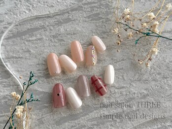 スリー(THREE)/［10月］シンプル定額デザイン