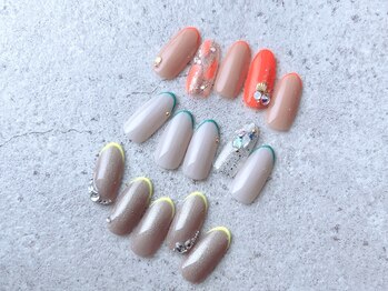 ビーエスネイル 金山店(bs-nail)/夏はやっぱり！ネオンカラー♪