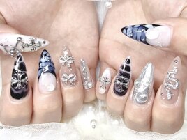 持ち込み手書きネイル