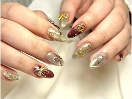 マグネット/和柄/リボンパーツ