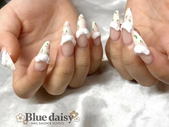 ブルーデイジー 栄本店(Blue daisy)の写真/SNSで話題のアート 韓国風 ニュアンス ワンホン等何でもOK【スカルプ】アートフリー120分アート新規10000円