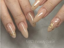 エムアンドディビューティサロン 銀座店(M&D)/リボンネイル！